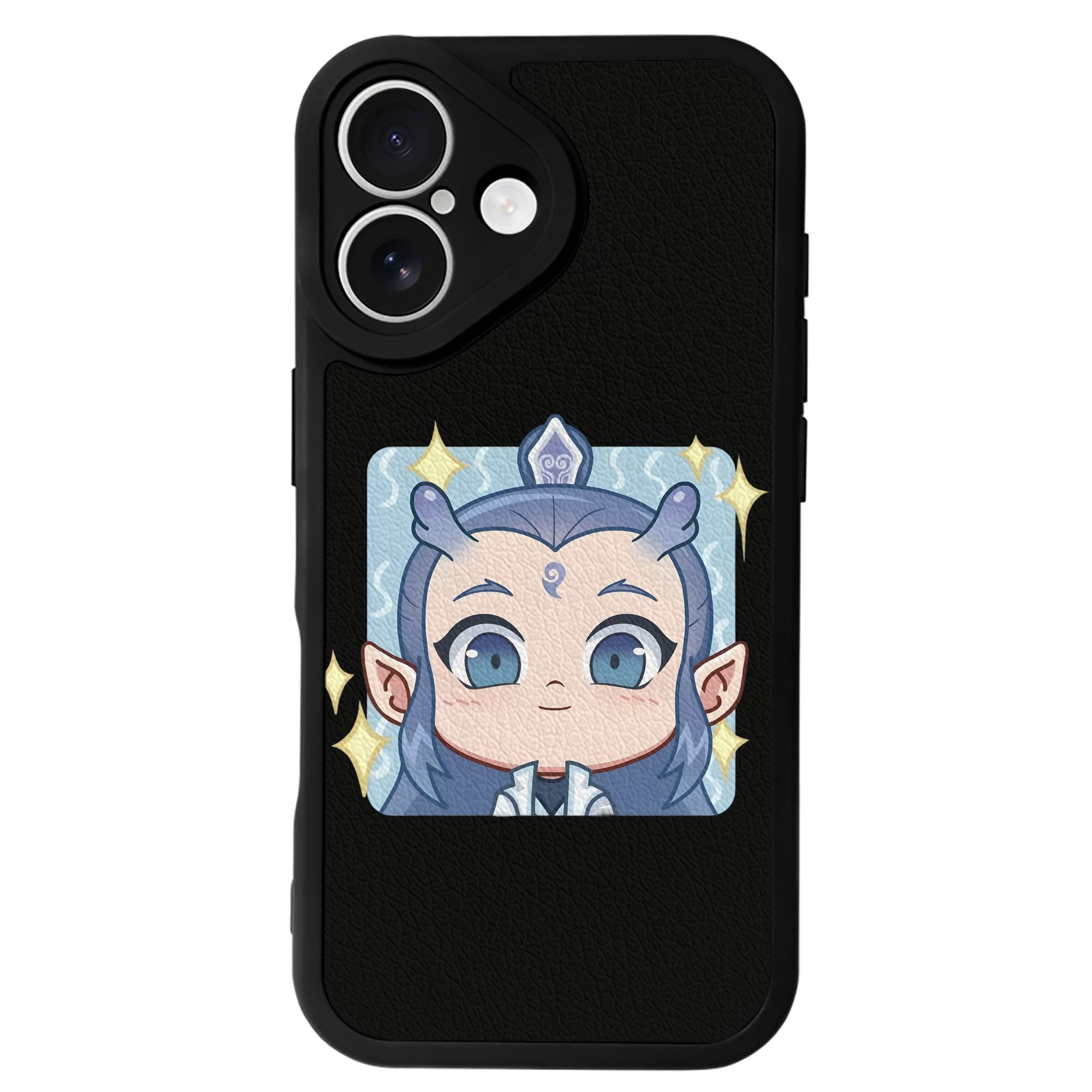 （画像用） Ne Zha 2 ナタ 魔童の大暴れ 【iPhone 16シリーズ対応】シリコンスマホケース（レザー調） 材質：シリコン